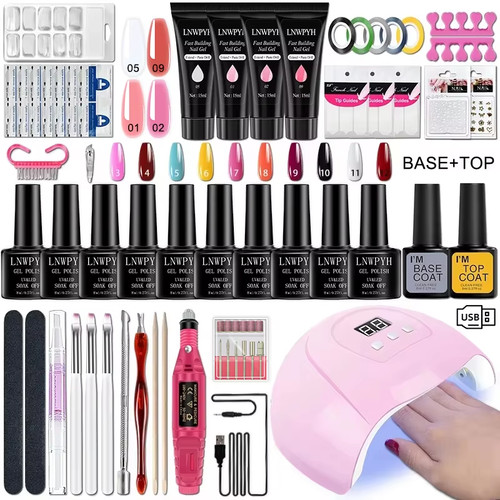 Gel nagellack set - nagellack, mit
